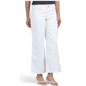 NWT 1822 Denim Wide Leg Women’s High Tech Stretch Super Soft Jeans White Size 10